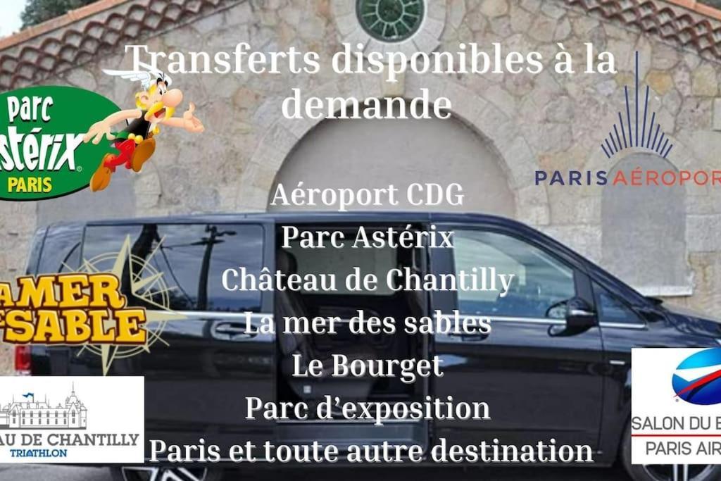 Cosy Home Proche De Roissy Cdg Paris, Parc Asterix I Aeroville I Parc Des Expo I Villepinte Louvres Dış mekan fotoğraf